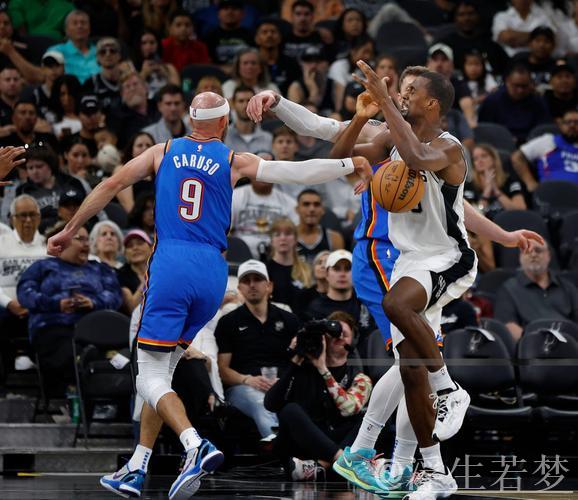 12月14日NBA杯：马刺对阵雷霆 卡斯尔精彩集锦